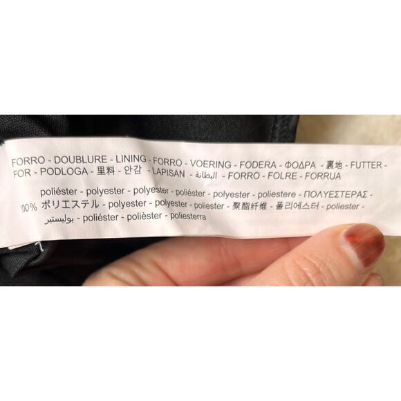 NWT Zara Black Ruffled Draped Halter Tie Mini Dress, Size Small - Picture 15 of 15